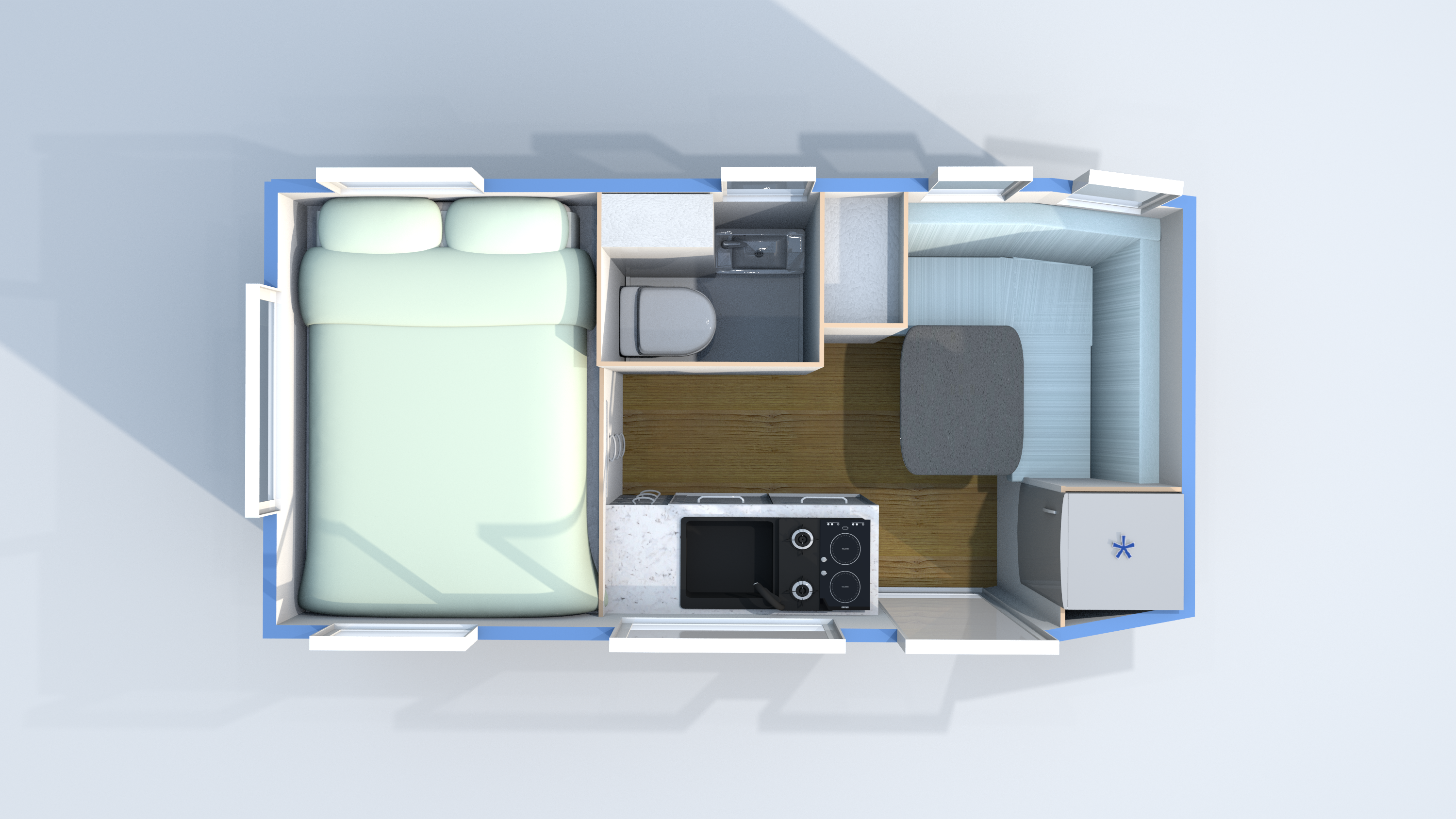 groupe de siège en L